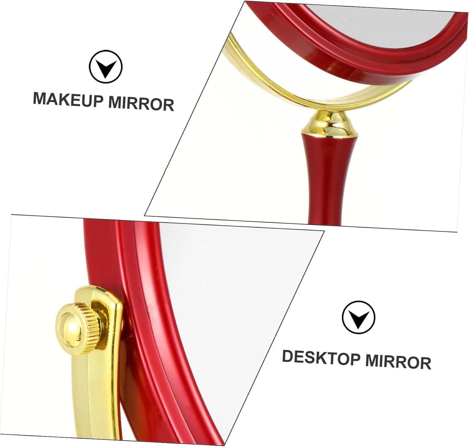 Outanaya Travel Makeup Mirror Portable Double-Sided Vanity Mirror for Women Gadgets image 2