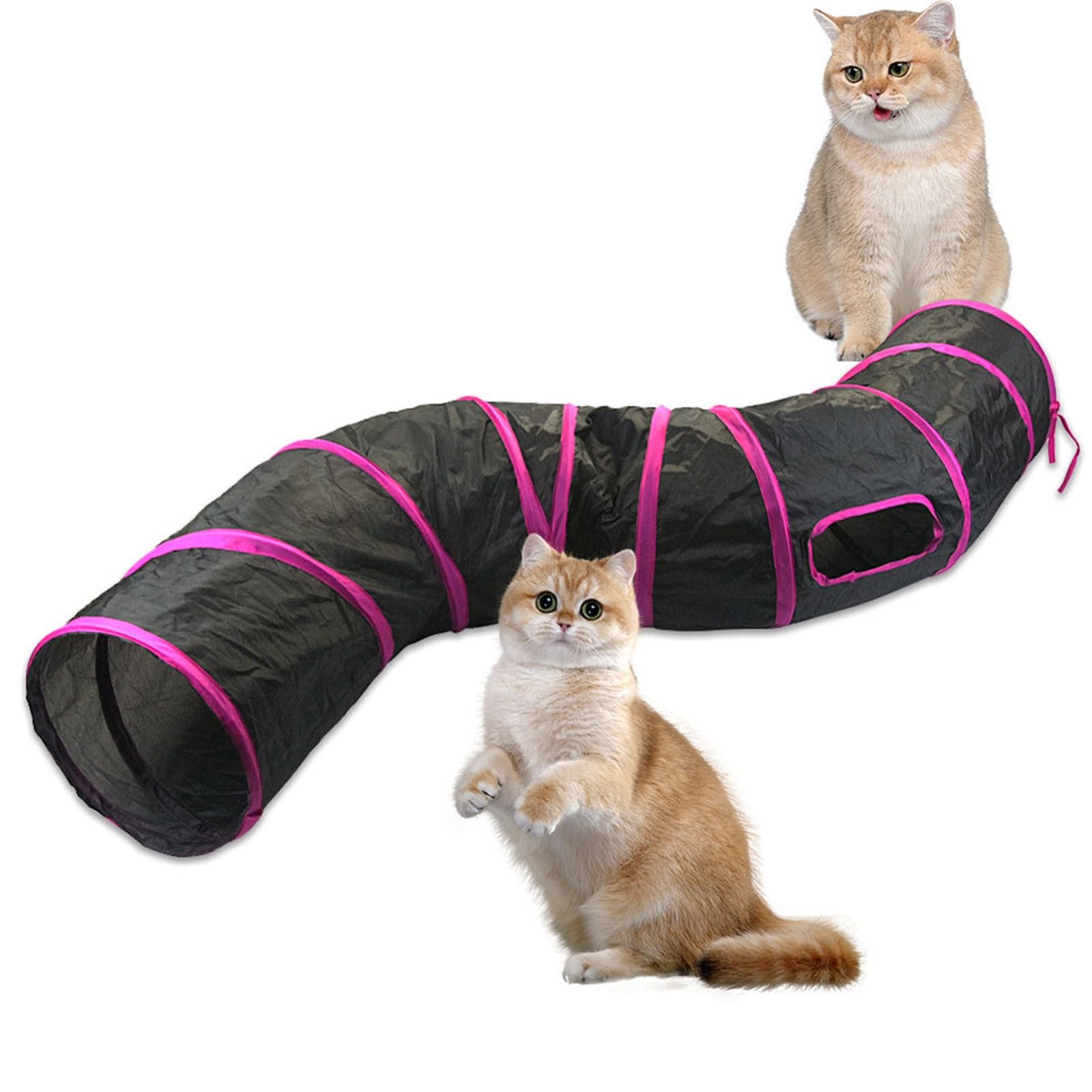 Amazon | 猫トンネル 屋内猫用猫トンネルペットプレイトンネルと