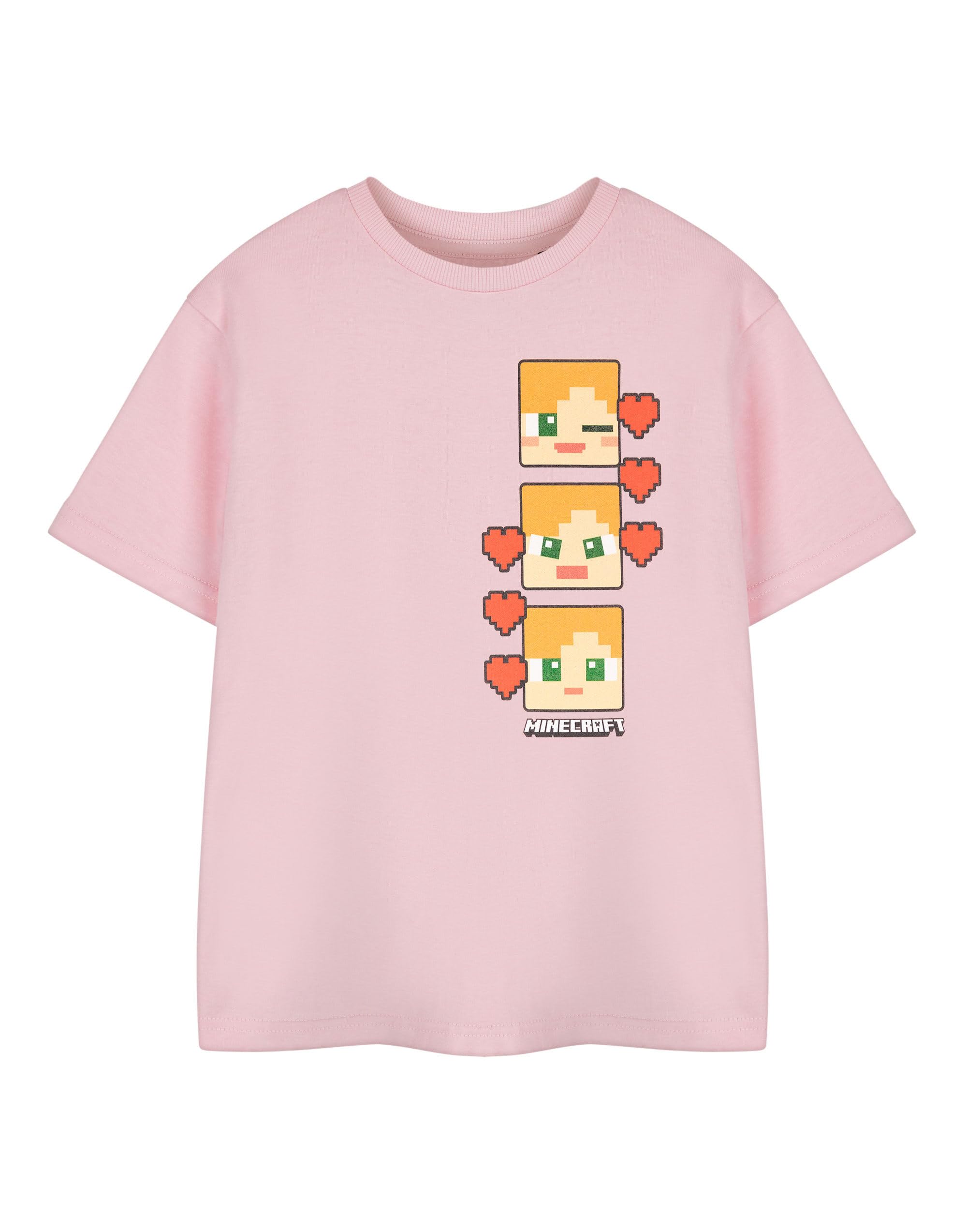 Minecraft Girls Graphic Tee Options| Build Create Explore Game Crew Neck Top