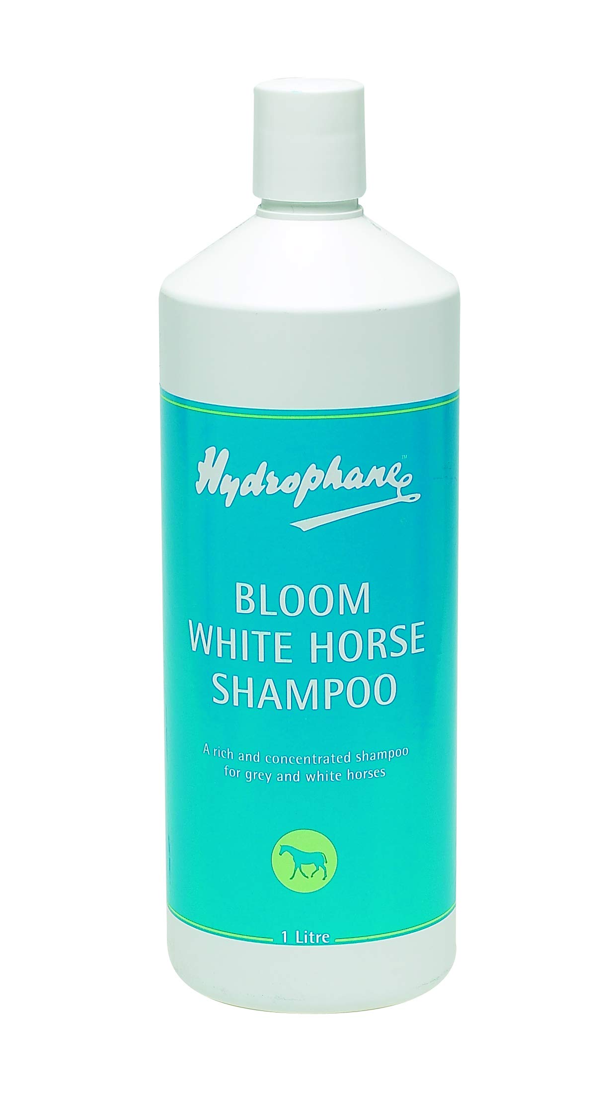 Bloom White Horse Shampoo, Hydrophane, Horse Shampoo and Conditioner, 1.0L