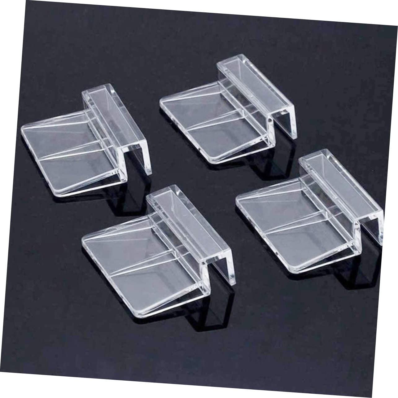 Sosoport 3 Sätze Aquarium-abdeckungshalter Acryl-stützhalterungsrahmen Für Abdeckungshalterung Für Tankgestell Für Aquarium 10 Stück * 3