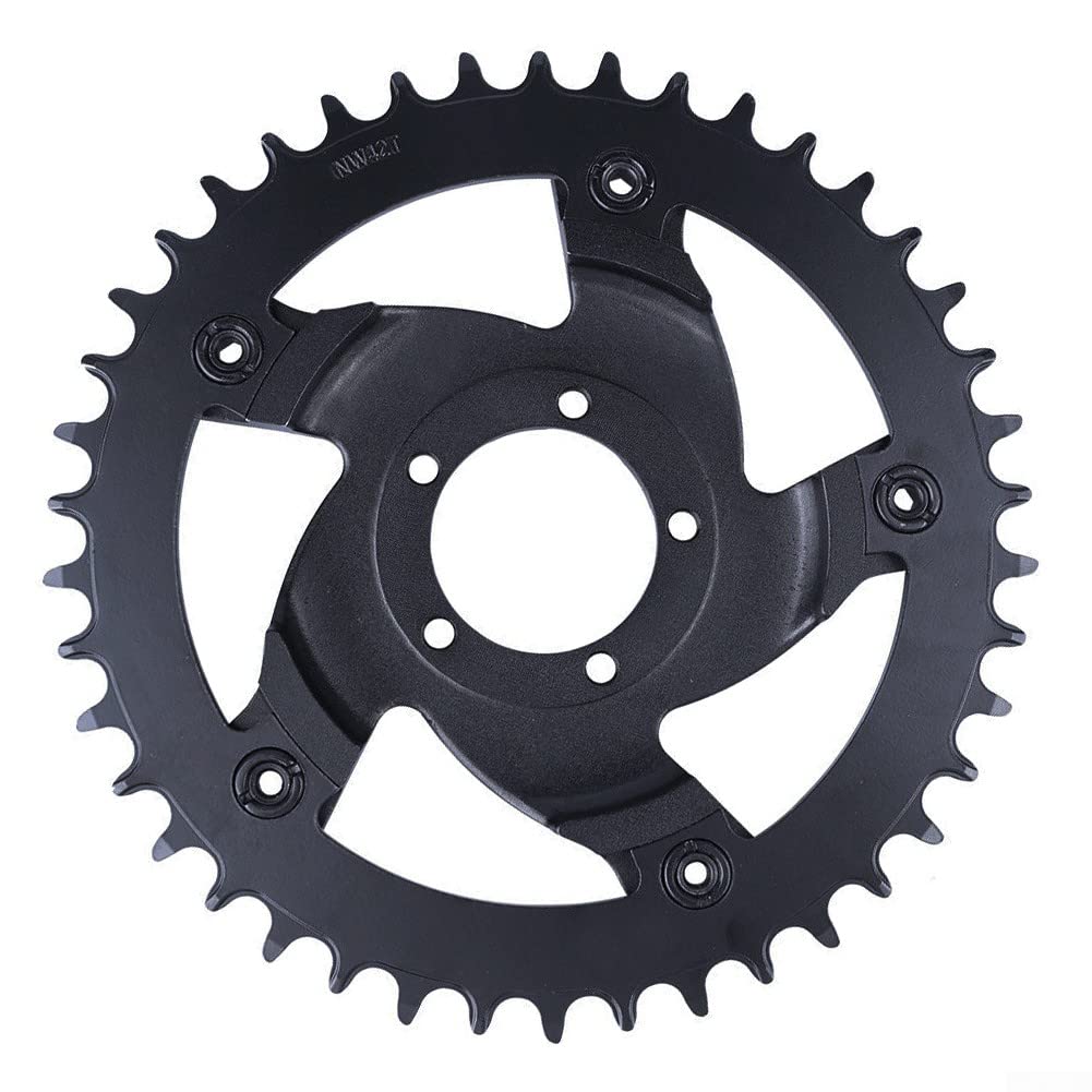 ZYWUOY Anello catena bici, corona Ebike 40T 42T per BAFANG per BBSHD/M625 MidDrive Motor 1000W