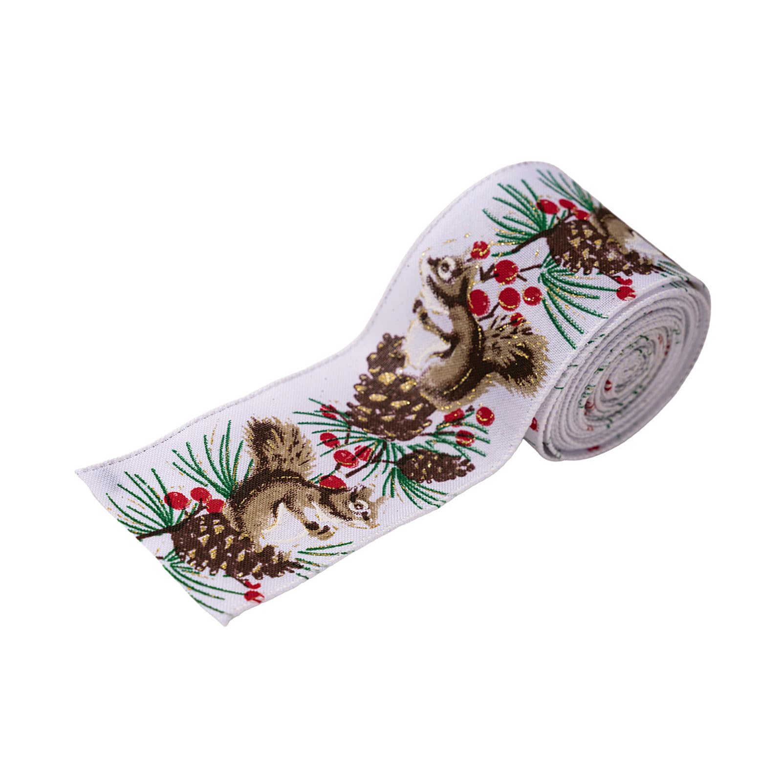Carotoe C Arotoe Olorfasts Fabri Holiday Ribbon Hristmas Tree Decoration Gift Wrapping Supplies Party Decoration Essential Bright Fabri Ribbon