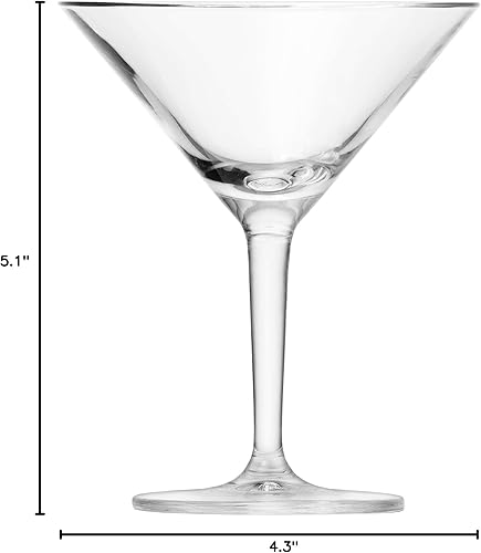 Miniatura 6 de Schott Zwiesel Barra básica diseñada por el famoso mixólogo Charles Schumann Tritan cristal de cristal, vaso de cóctel tradicional de Martini, 5.9