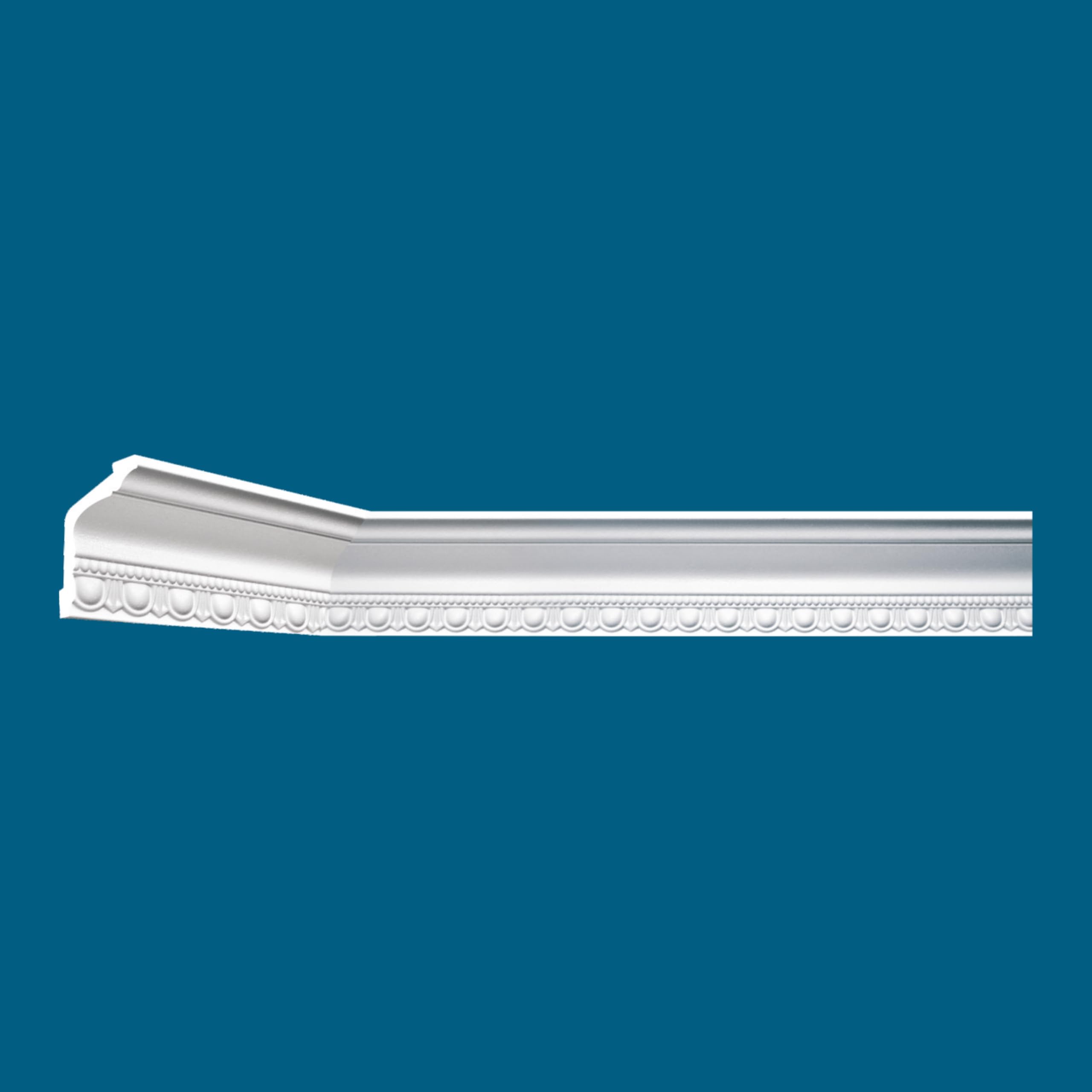Victorian Style Polystyrene Coving Cornice, Lightweight Ceiling Moulding Trim, Easy DIY Install, Paintable, Moisture Resistant Decorative Coving for Ceiling (Victorian6, 6 Meters)
