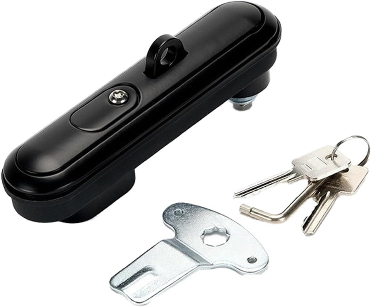 MS864-4 Telecom Swing Door Handle Cinet Lock Padlock Type Plane 1Pcs