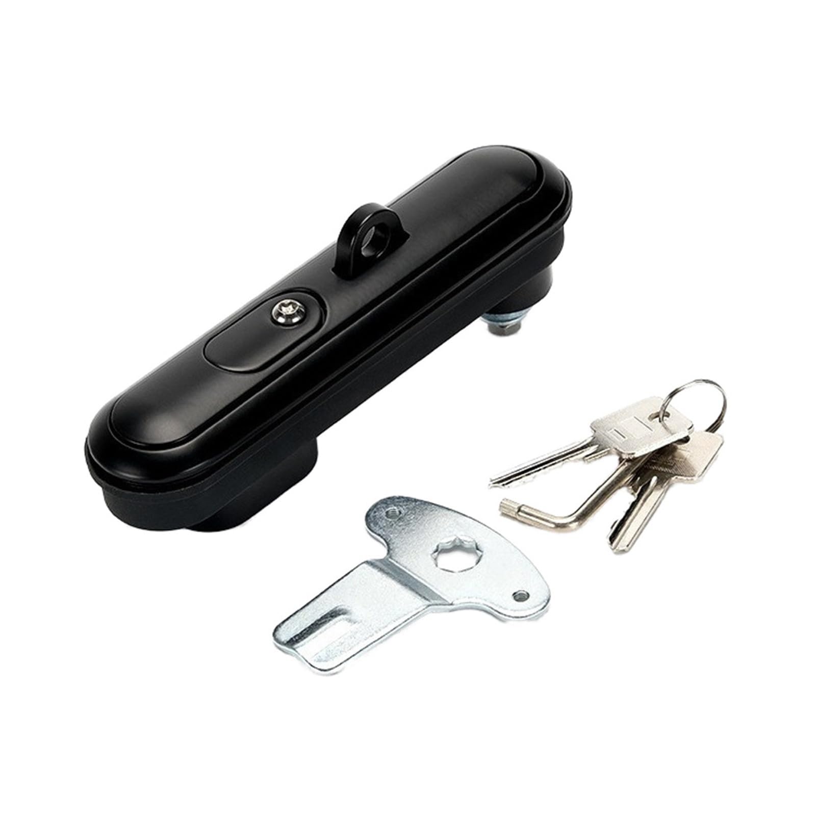 Poignée de porte battante MS864-4 type cadenas pour armoire télécom