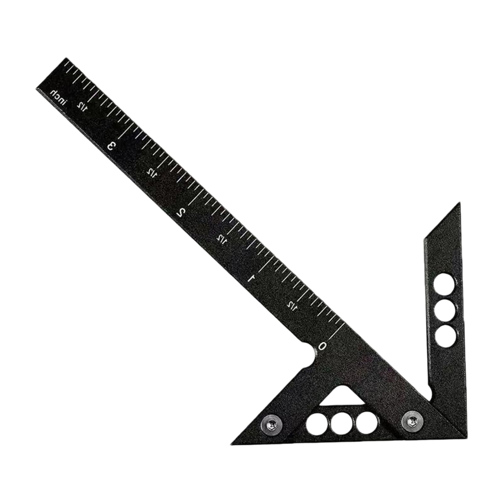 Professional Aluminum Angles Measurer Lightweight for Accurate Woodworking Projects Multiple Functional Builder Measuring Tool