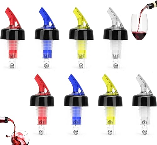 Alriedy 8 botellas dosificadoras de licor de 1,5 cl, 2 cl, 3