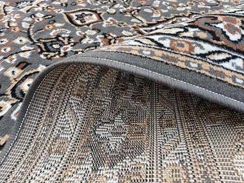 Image of Sifa Carpet Floral Design Acrylic Carpet for Living Room- 6x8 Feet (180x230CM Grey Color)