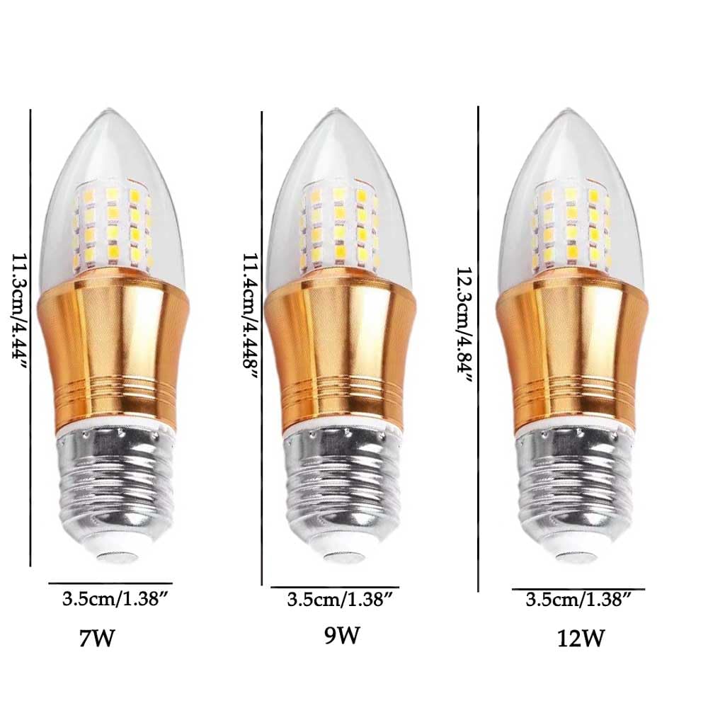 Paquete de 5/10 Bombillas Led de Maíz E27 de 12 W, 1200 Lm, Natural, 4000 K, Equivalente a Bombillas Incandescentes de 100 W, Bombilla Led de Maíz de Bajo Consumo E27 para Lámpara de Mes/War