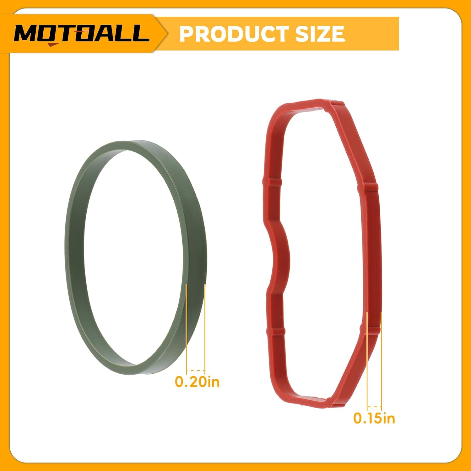 MOTOALL 079129717B Upper & Lower Intake Manifold Gaskets Fit for Audi B8 S4 SQ5 A6 Replaces# 079129717D