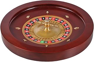 Generisch Hölzrnes Roulette-Rad Roulette-Räder Aus Holz Für Familienspieleabende Sehr Gleichmäßige Rotationsbewegung Roulette-Rad-Plattenspieler-Tischspiele Für Roulette-Tische