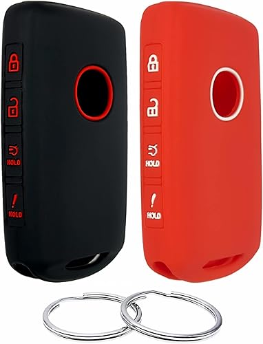 Funda de goma de silicona para llavero compatible con Mazda 3 6 CX-30 CX-5 CX-9 CX-50 WAZSKE11D01 662F-SKE11D01 2019-2025