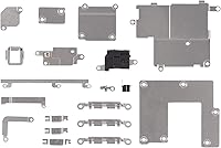 Vista 2 de Piezas internas de cubierta de placa de metal para iPhone 11 Pro Max, reemplazo de soporte incluye juego completo de tornillos y kit de herramientas