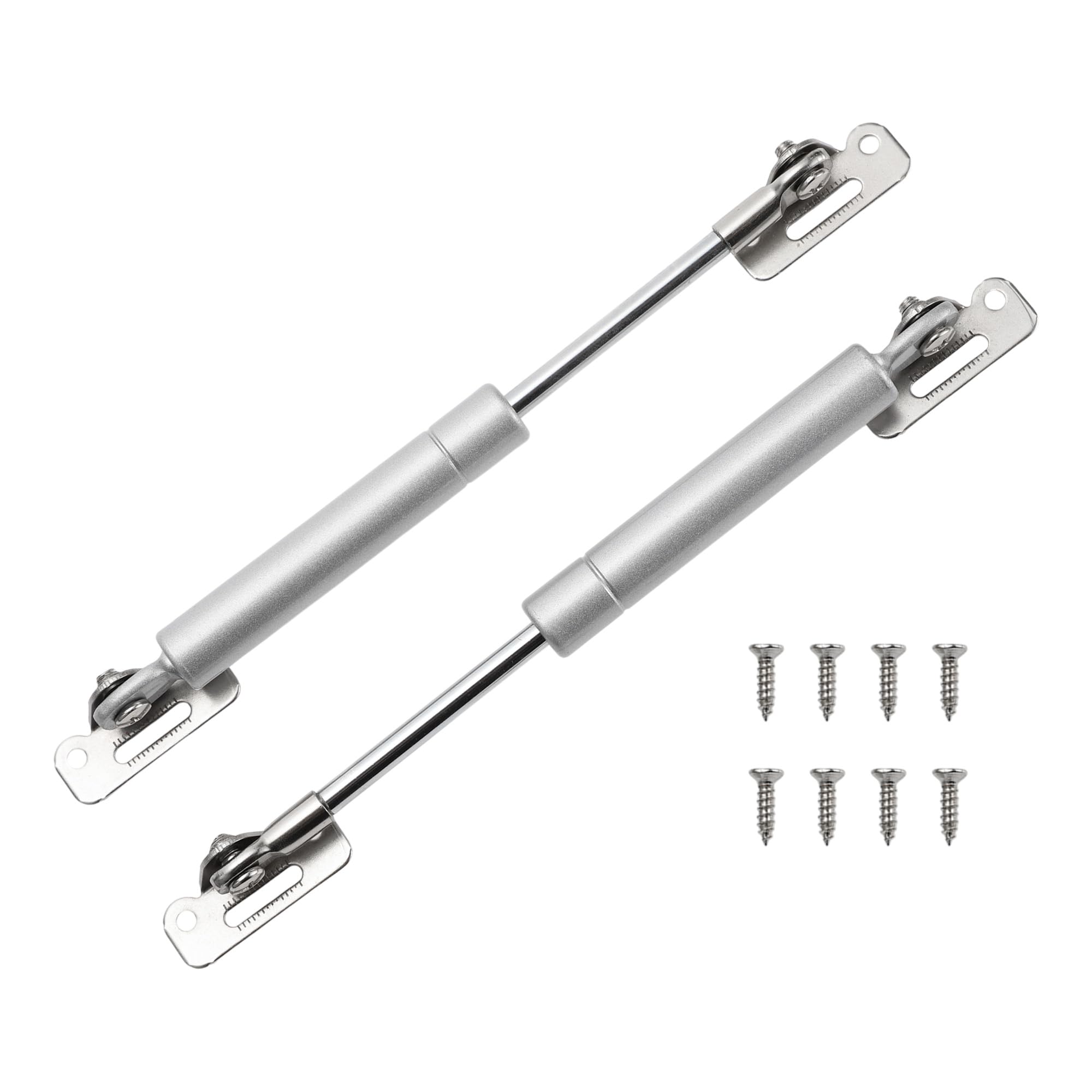 Vérins à Gaz Universels Motoforti - Longueur 450 Mm (étendu) - Force 55 Lb (25 Kg) - Pour Capot, Hayon, Coffre, Mobilier - 9