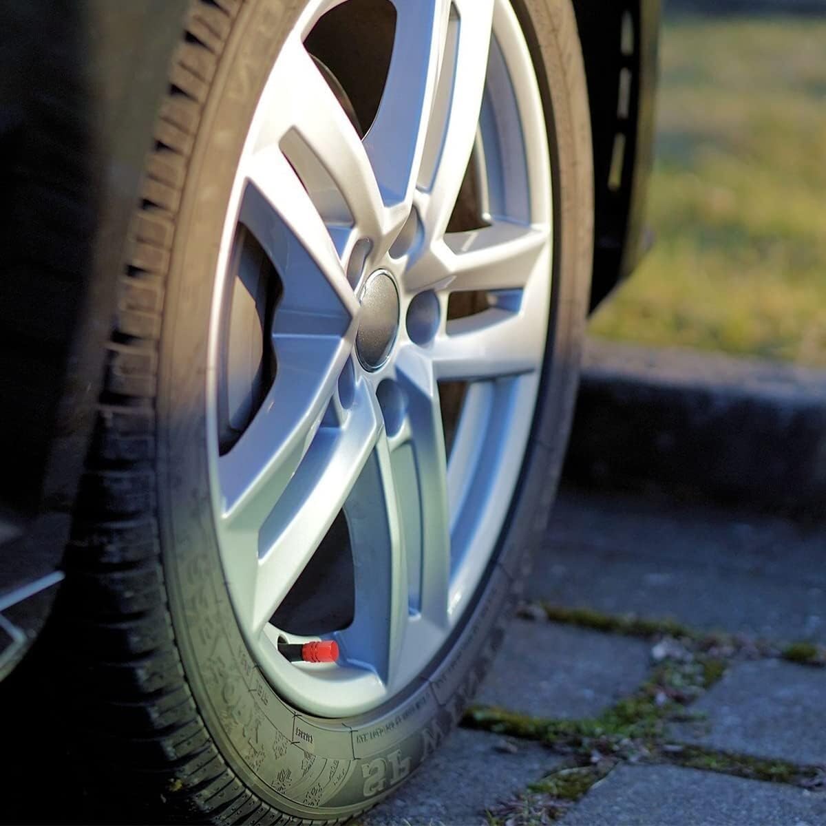 Tapones para válvulas de neumáticos, Tapones for válvulas de neumáticos Coche y Bicicleta, Multicolor, Paquete 16