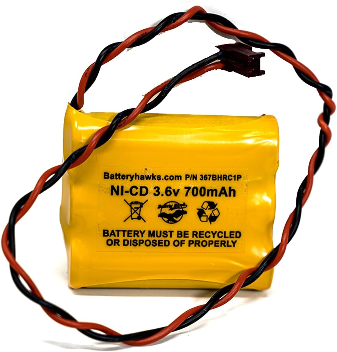 (5 Pack) 026-148 026148 3.6v 700mAh Ni-CD Battery Pack Replacement for Exit Sign Emergency Light SL026148 SL-026148 SL-026-148 (25 Pack, 25, Count)