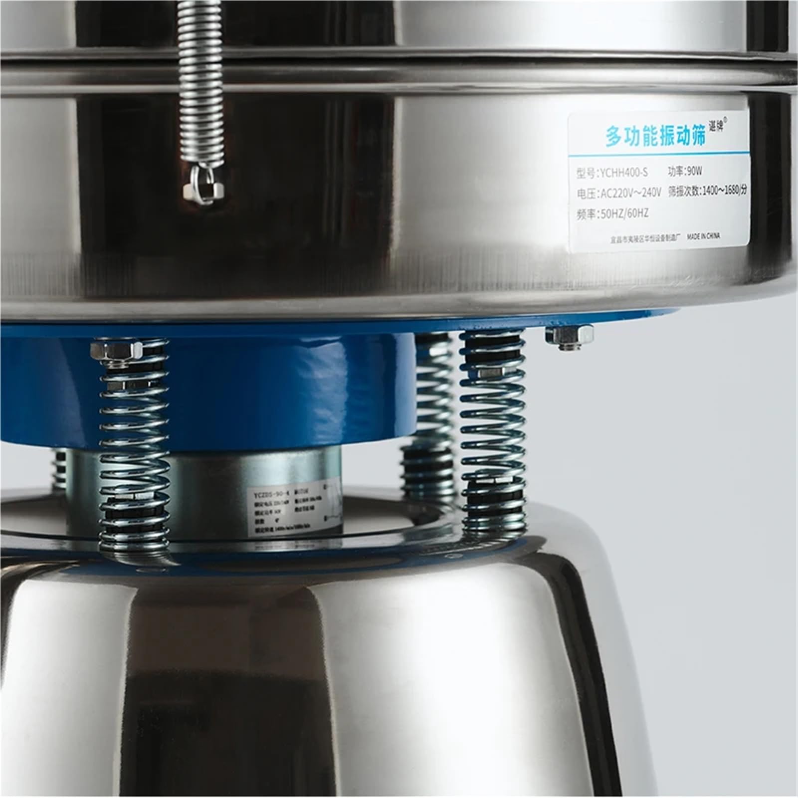 Máquina de tamiz alimentos 40cm y 2 salidas, empaquetadora, máquina criba eléctrica, vibratoria for polvo, materiales granos Alto rendimiento | 1 outlet