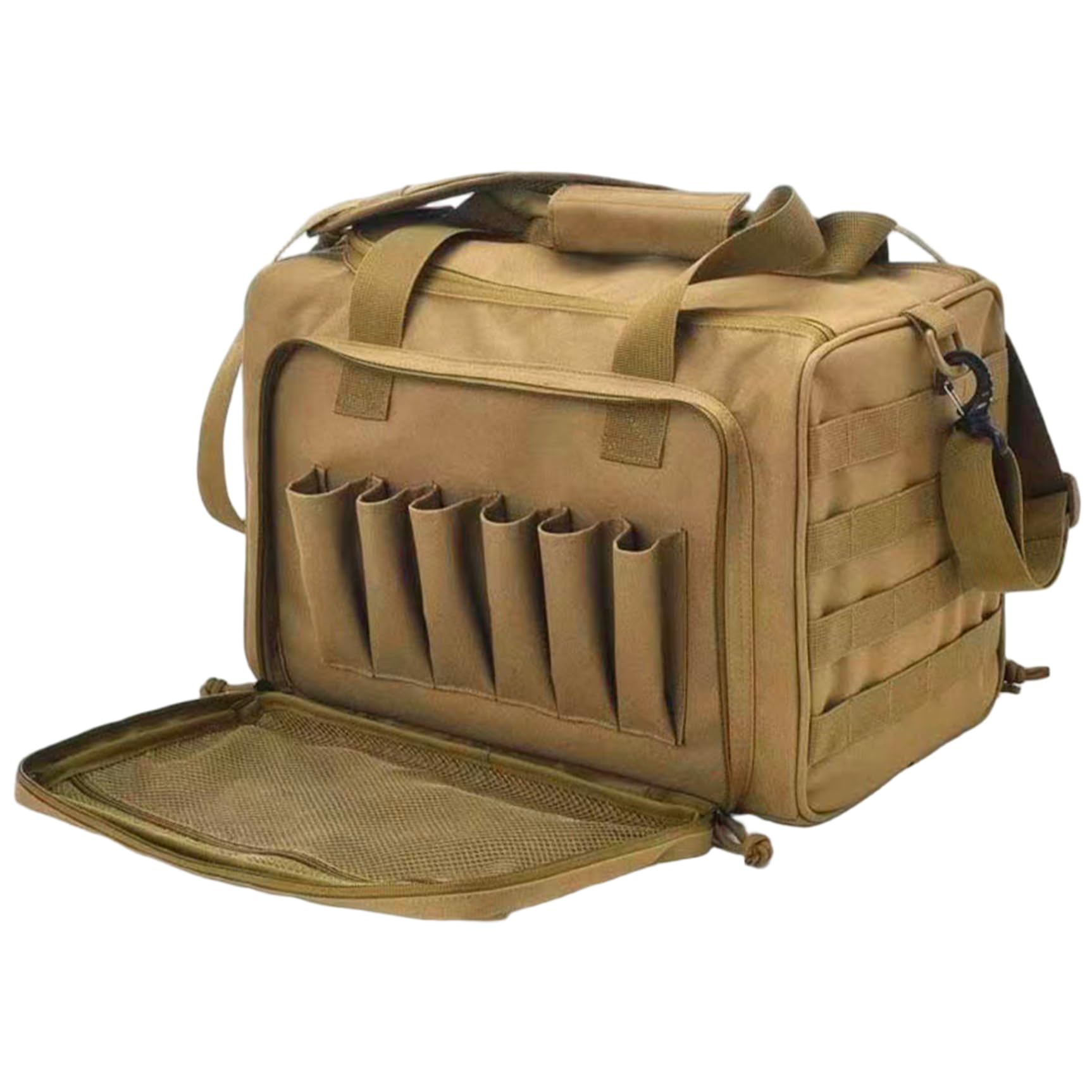 Yeory Bolsa de Gama de Armas, Bolsas de Lona de Rango de Tela de Oxford, Bolsa de Tiro de Pistola con Compartimentos, Transporte