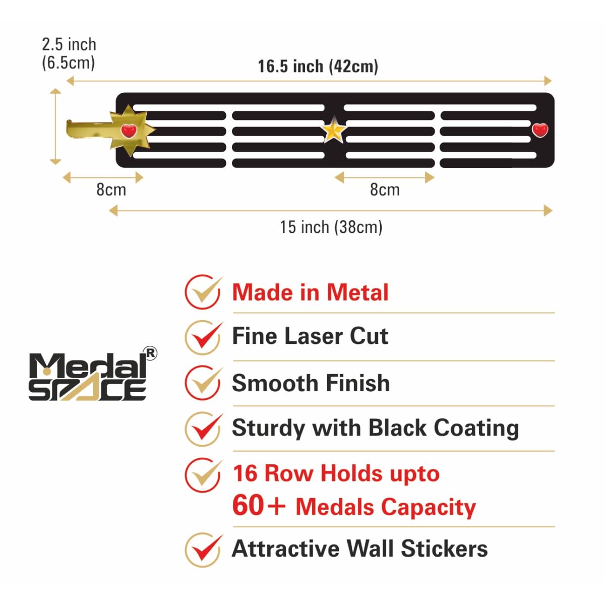 MS Medals Hanger Holder Stand 2