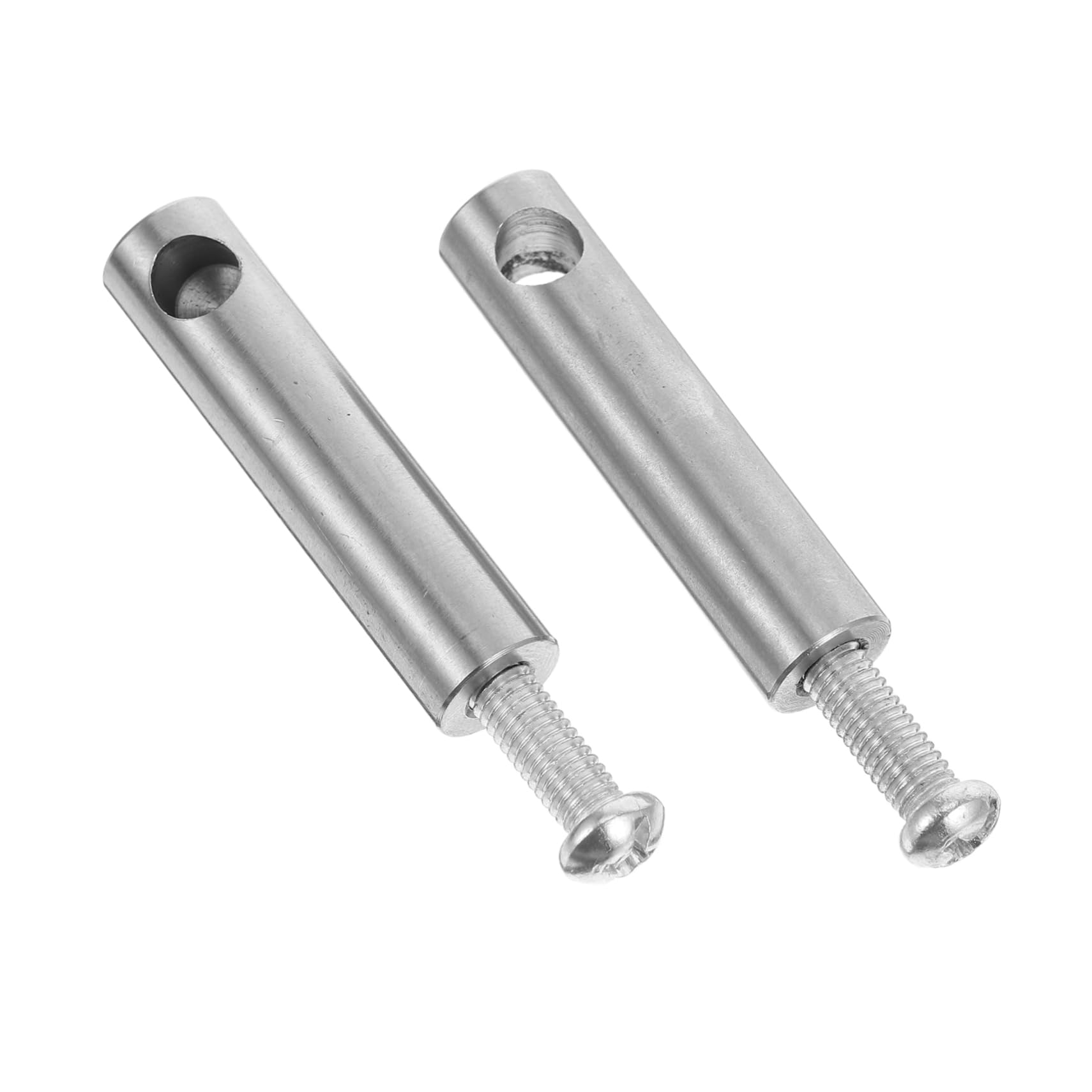 INOOMP 2 Pcs Stainless Steel Decorative Guardrail Connectors for Wine Shelf Fittings for Supermarkets and Home Organization Enhanced Shine and Durability