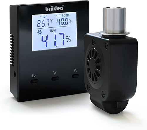 Miniatura 1 de Briidea Deshumidificador inteligente seguro para pistola con pantalla de humedad y temperatura en tiempo real, protege tus objetos de valor de la