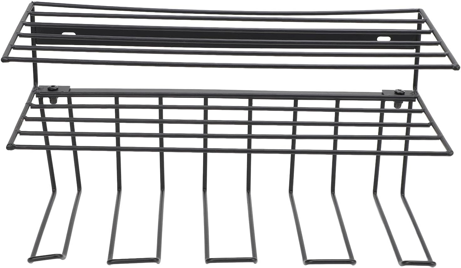 Power Tool Organiser, Storage Rack, Wall Mounted, Drill Holder for Power Tool Drill with Side Screwdriver, Heavy Duty 3-Layer Tool Rack