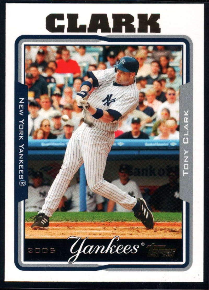 Amazon.com: 2005 Topps #89 Tony Clark New York Yankees Baseball NM