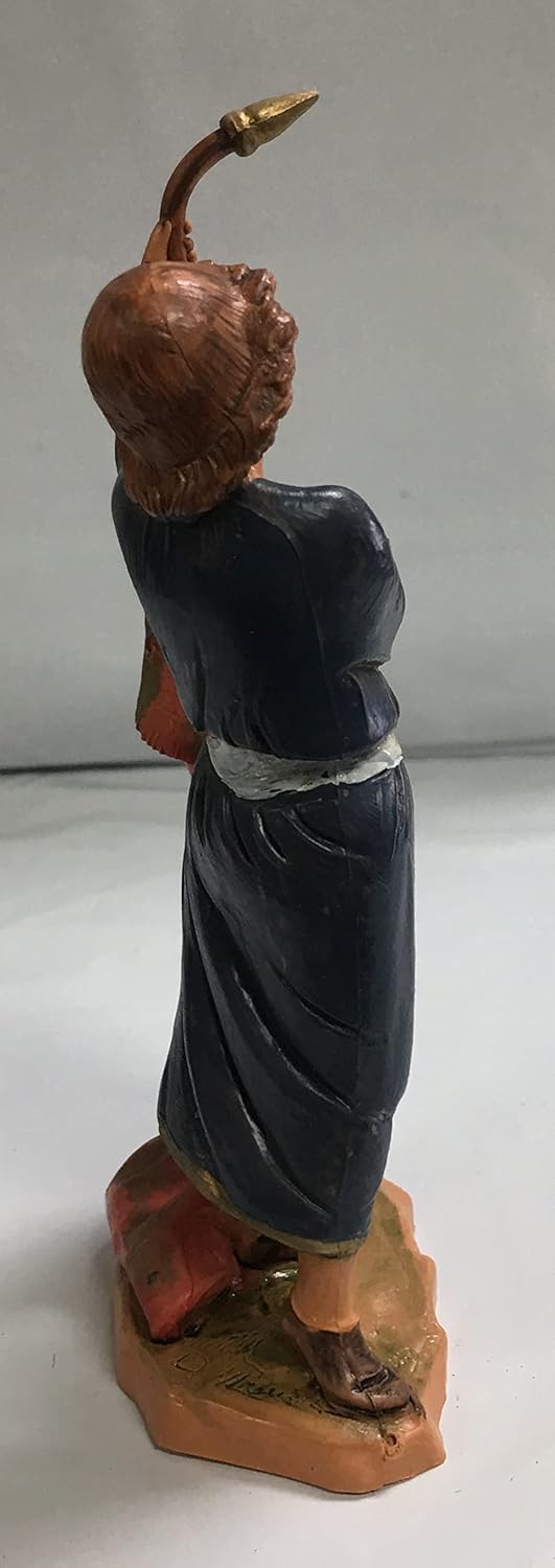Fontanini by Roman Inc., Aquila The Tent Maker, 5" Village Collection, Nativity Figure and Accessories, Hand Sculpted and Painted - Image 6