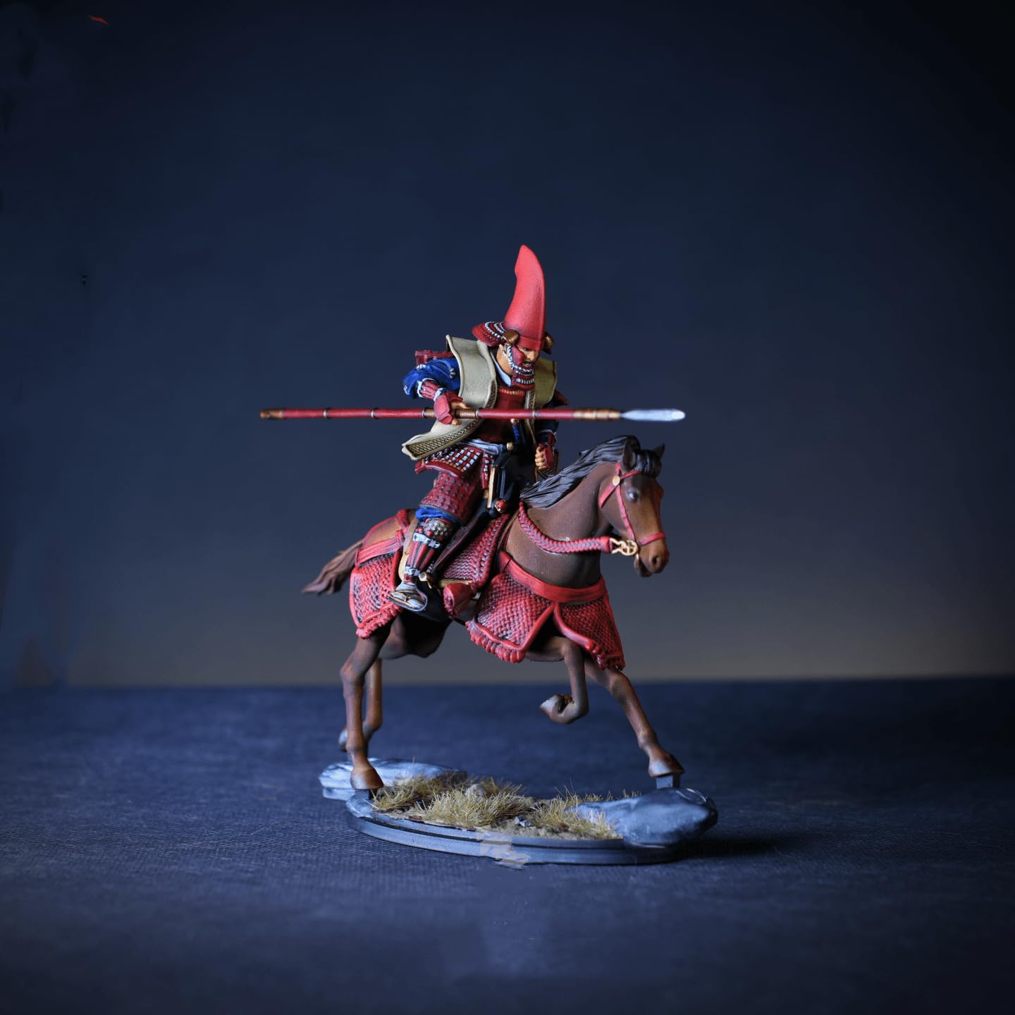 Amazon.co.jp: 山県昌景 54mm ミニ 樹脂製 武士 フィギュア 兵士