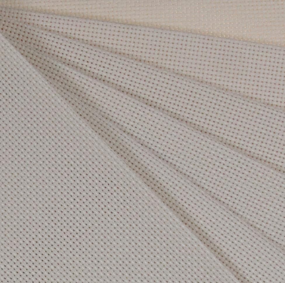 Image of KCS 4 /6 pc of 12 inch x 18 inch(30cmx45cm) 18CT Counted Cotton Aida Cloth Cross Stitch Fabric (6 pc, Ecru)