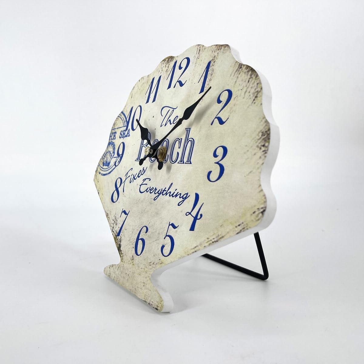 Amazon.co.jp: GIFTAYA シェルビーチ壁掛け時計 サイレント