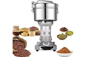 High Speed Stainless Steel Electric 750g Grain Mill Grinder