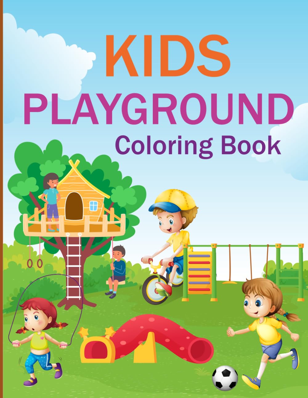Kids Playground Coloring Book: Playground Coloring Book, Playground Coloring Book for kids