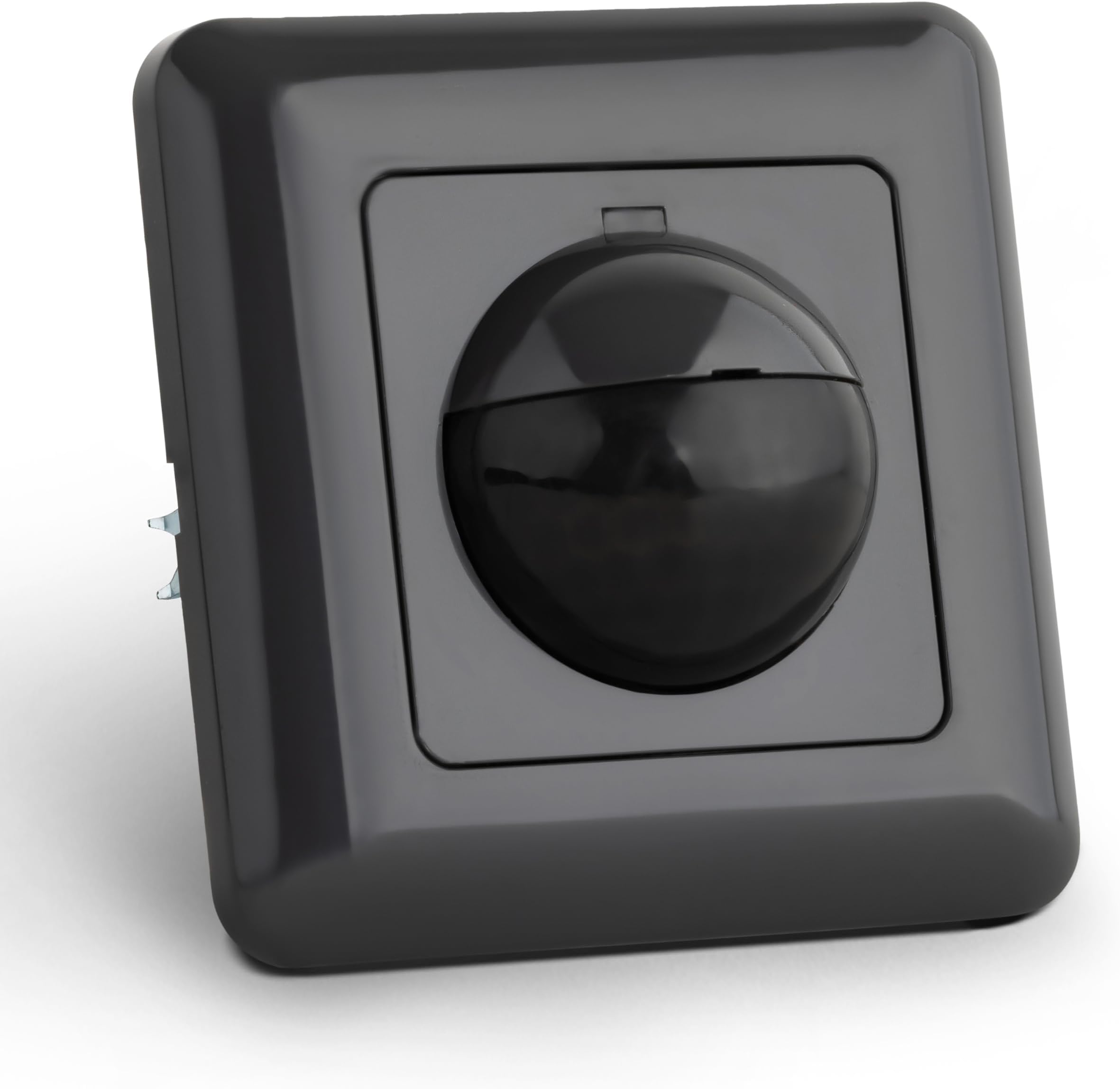 – Motion Sensor Indoor - Recessed Wall Installation, Programmable PIR Sensor, LED Compatible, Motion Detector Range 10m/190°, 3-Wire, 60x49x32mm
