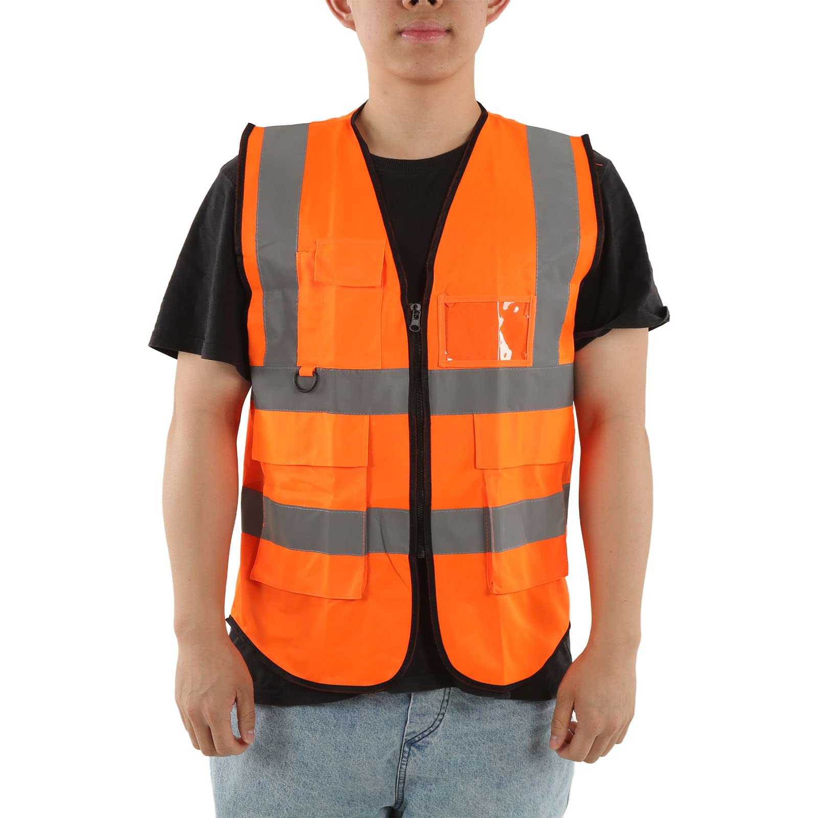 Gilet De Sécurité Haute Visibilité Avec Fermeture éclair – Taille 60cm – Neuf