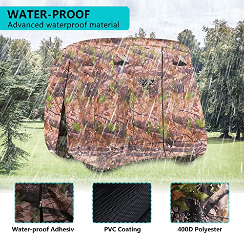 image for 10L0L Golf Cart Cover 2/4/4+2 Passenger for Yamaha EZGO Club Car, Heav