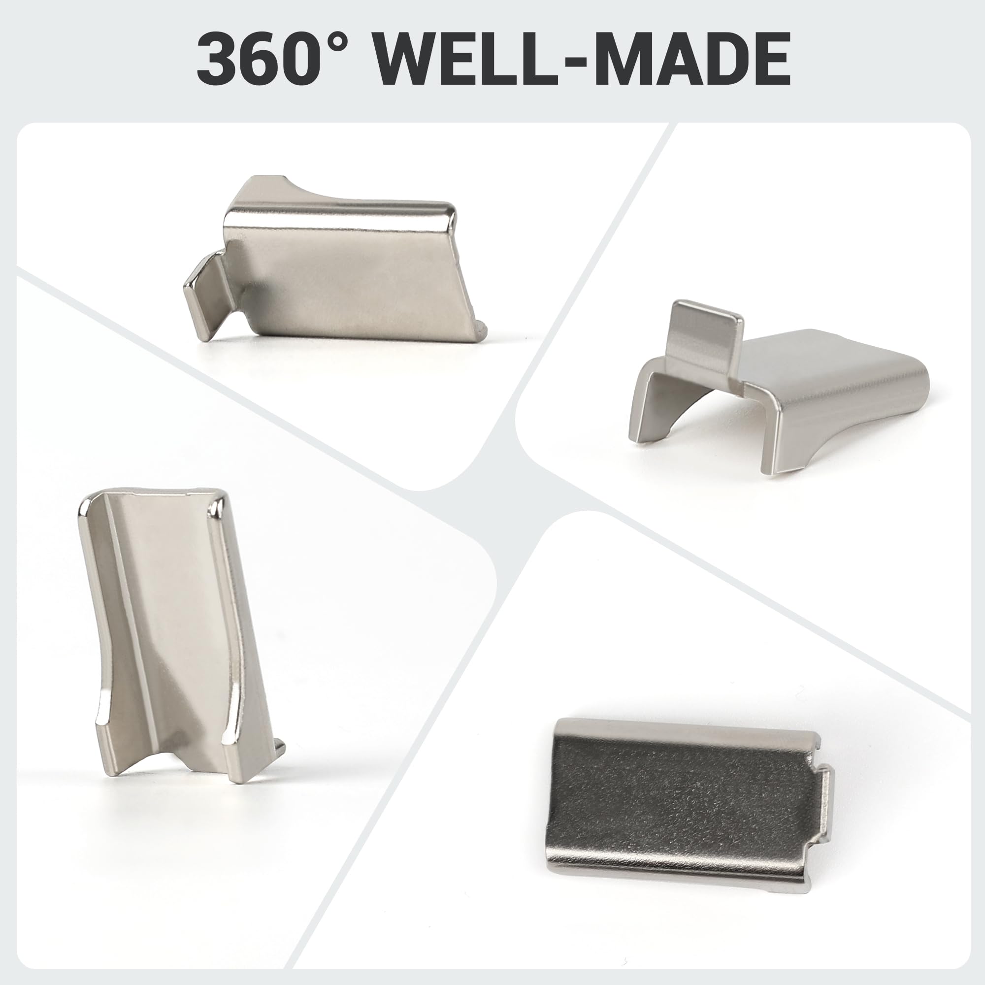 Metal Shelf Clips - Stabilize Your Shelves -2