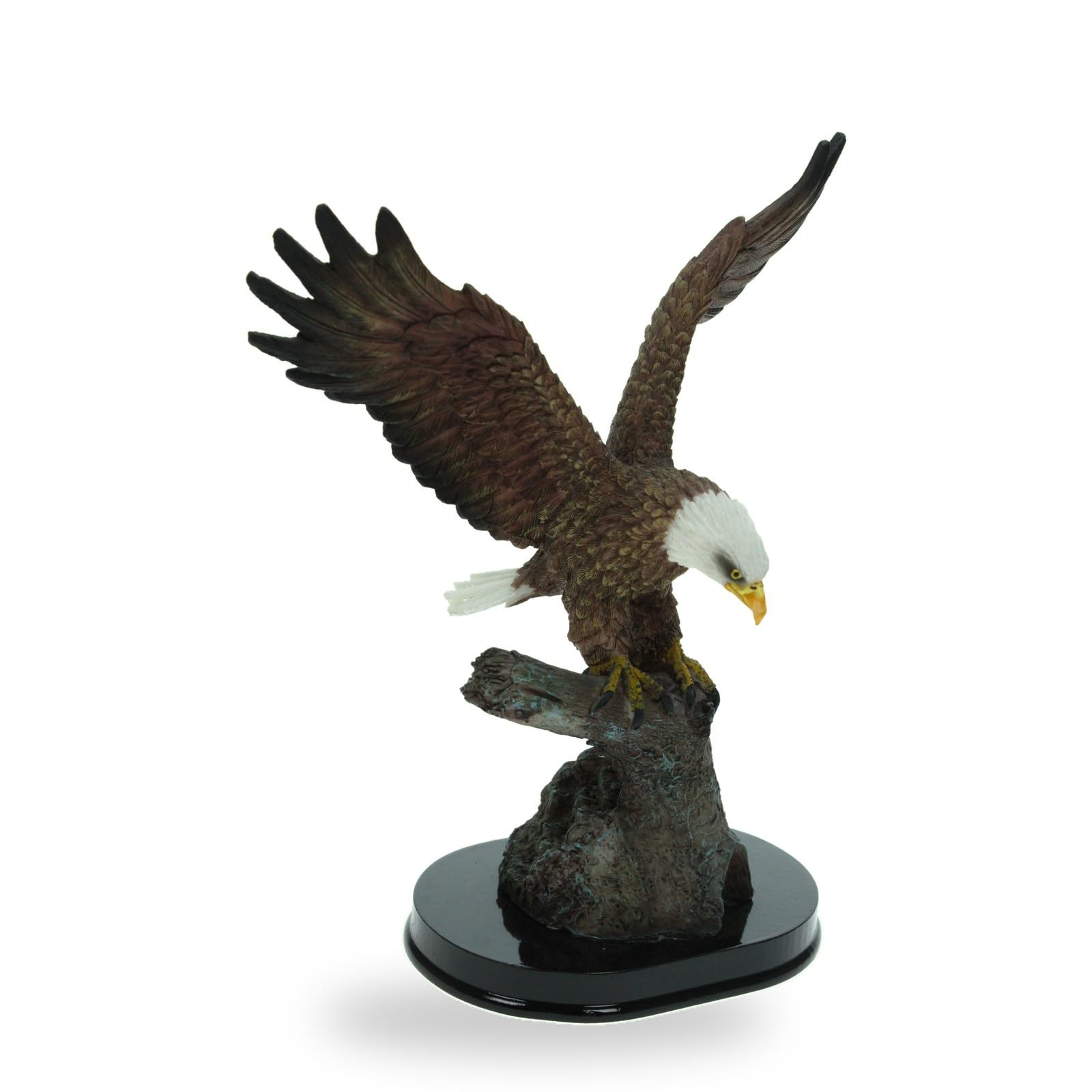 Cornelißen Polyresin Animal Figurine Bald Eagle, Height 19 cm