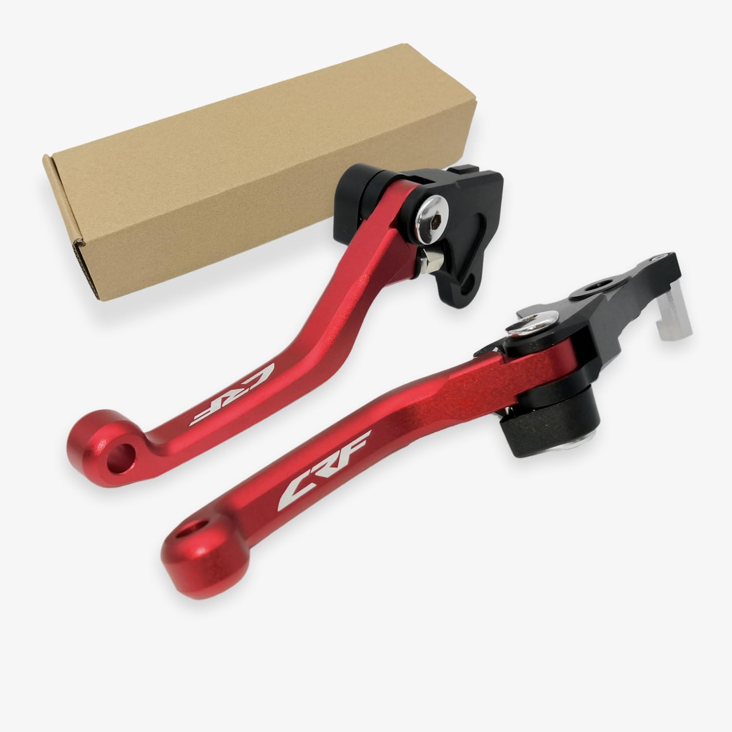 Generic Dirt Pivot Brake Clutch Levers Replacement for Honda CRF250L Rally CRF300L Rally 2021-2023 (RED)