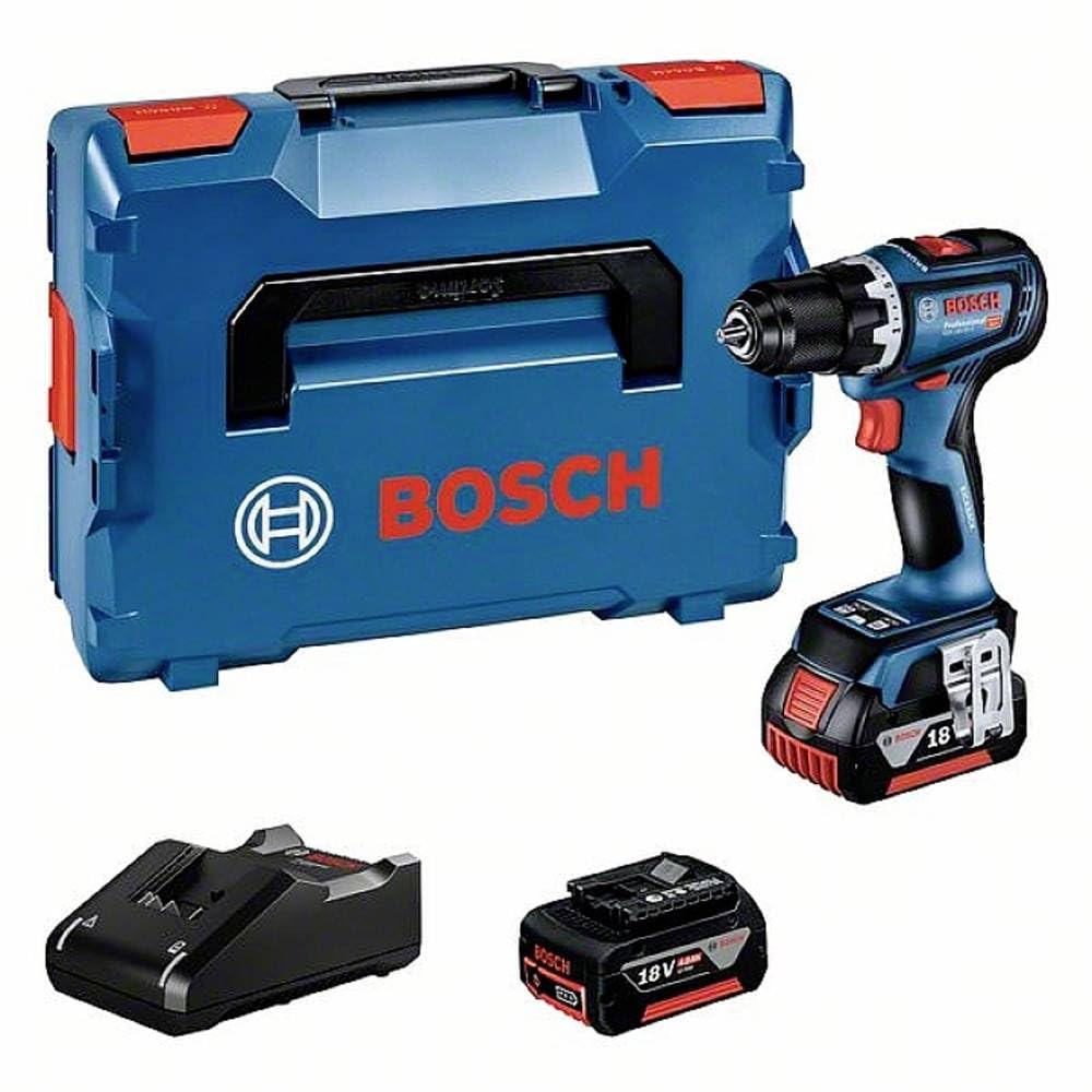 Atornillador A Batería Bosch Professional GSR 18V-90 C - 64 Nm, Motor Brushless, Sin Batería, En L-BOXX