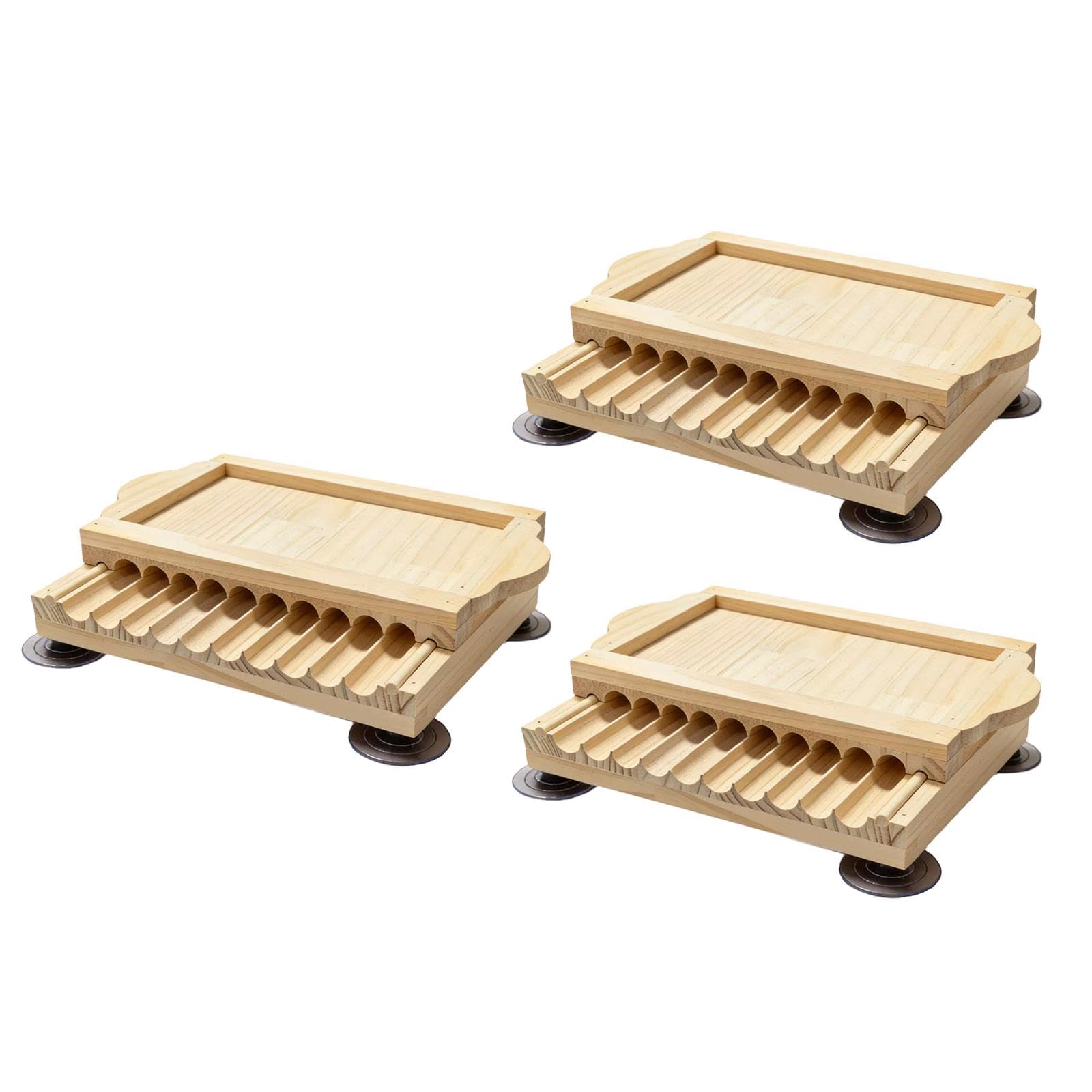 Wood Meatball Maker Smooth Ball Rolling Board for Home Cooking Kitchen 3g 15mm