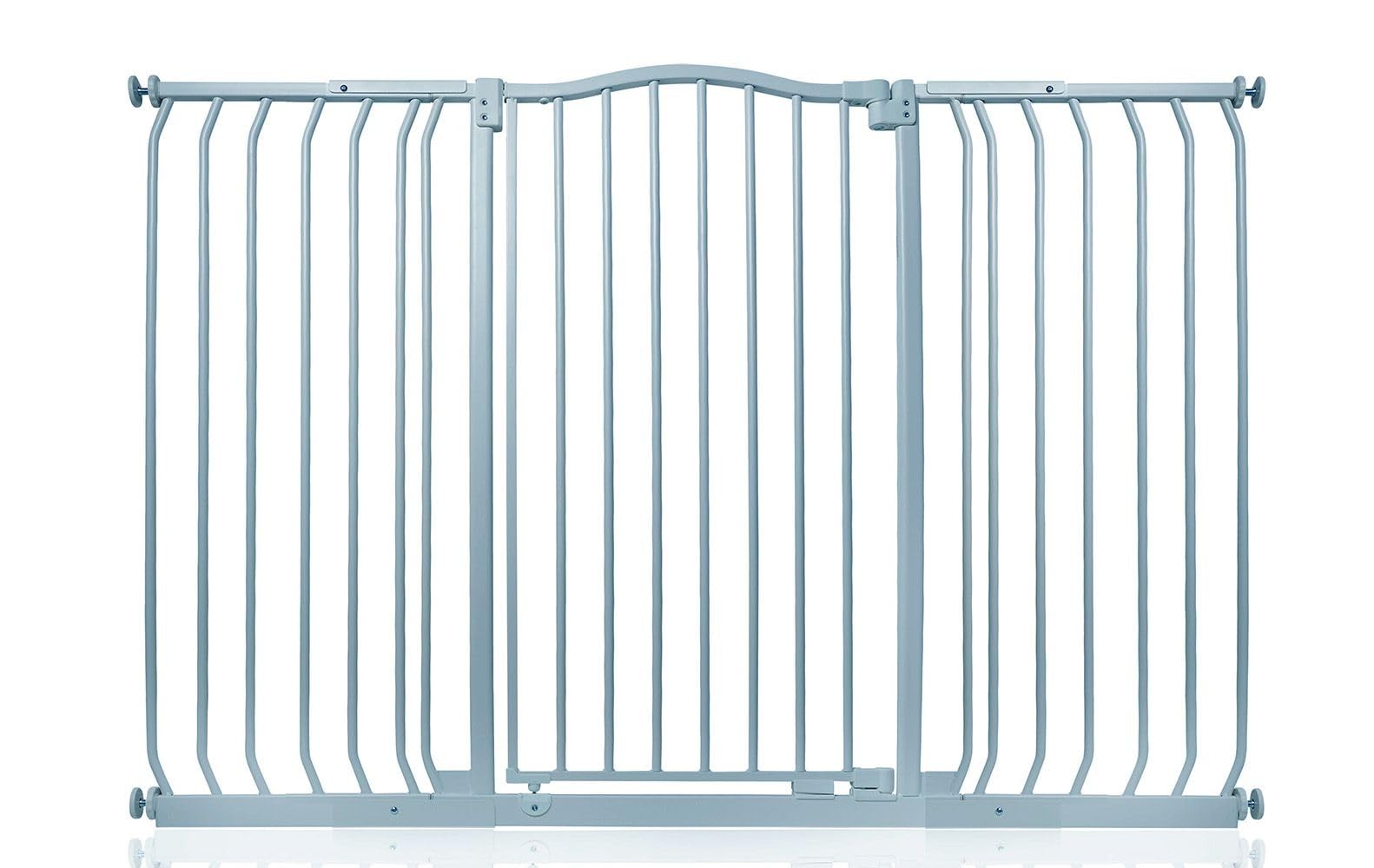 Safetots Extra Tall Curved Top Safety Gate, 116cm - 125cm, Matt Black, Extra Tall 100cm in Height, Pressure Fit Stair Gate, Baby Gate for Doors Hallways and Spaces, Safety Barrier, Easy Installation — view 66