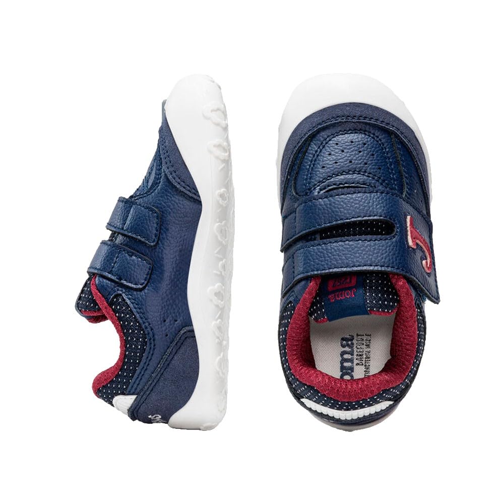 Joma Flexys Barefoot – Zapatillas respetuosas para Primeros Pasos | Horma Ancha, Drop 0 y Cierre adherente | Niño y niña