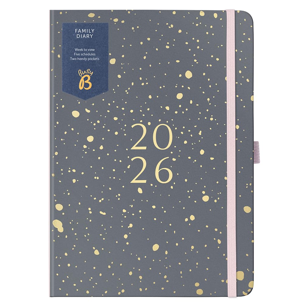 Busy B - Agenda Familial 2026- Planificateur Semainier A5