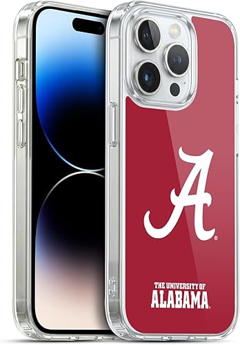 Miniatura 156 de Head Case Designs Funda de gel con logotipo oficial de la Universidad de Alabama UA [protección de grado militar] compatible con Apple iPhone 11