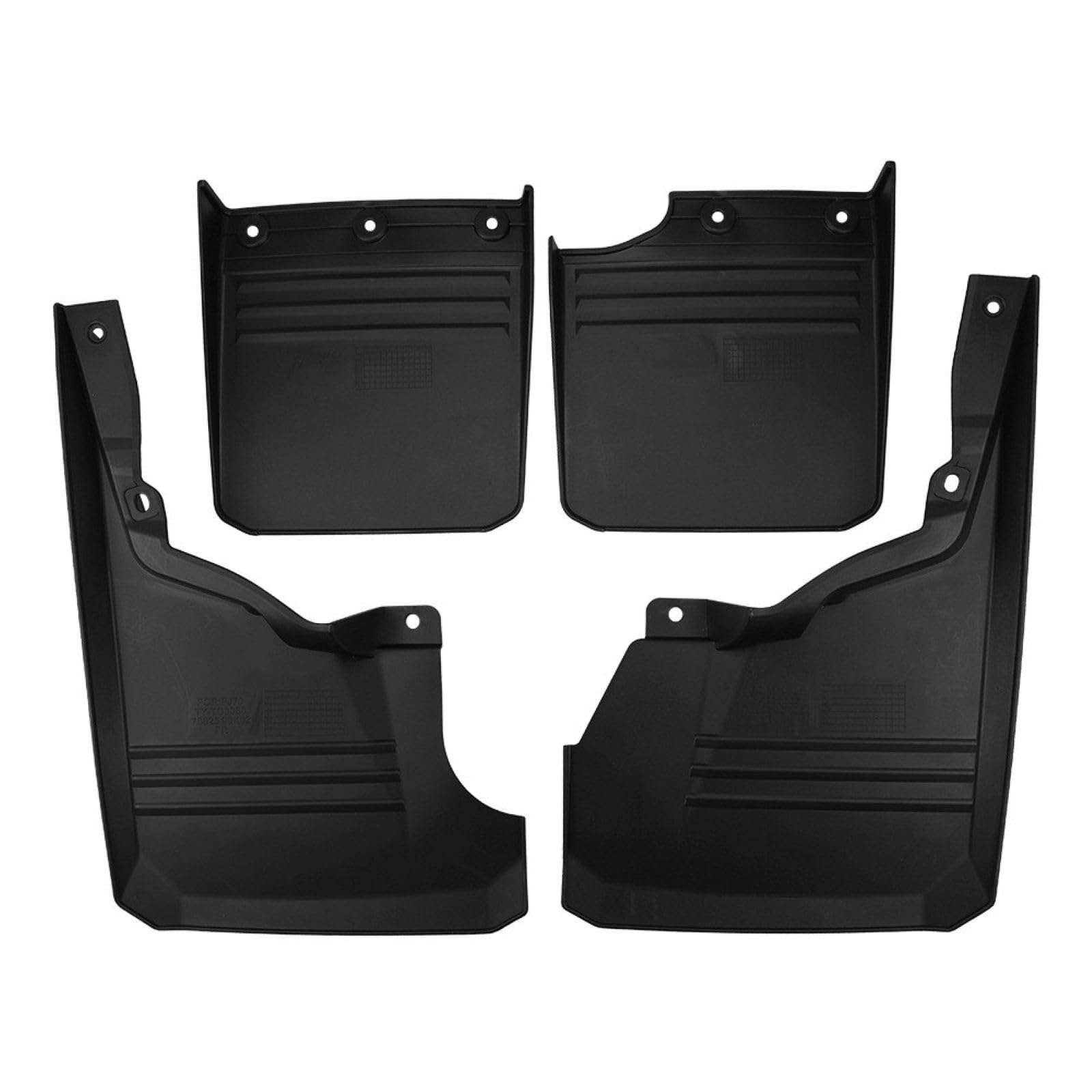4 Stück Auto Schmutzfänger für Land Cruiser LC79/FJ70 2007, Vorne Hinten Kratzfest Spritzschutz Kotflügel Protection Zubehör