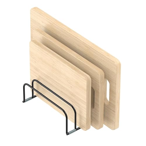 Cutting Board Storage Rack, Compact Cutting Board Organizer