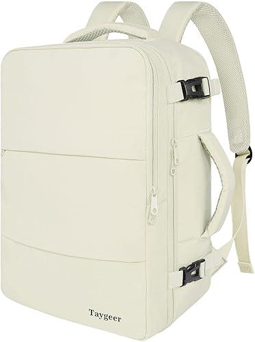 Miniatura 34 de Taygeer Mochila de Equipaje de Mano, Mochila de Viaje de 35 Litros para Mujeres Aprobada por Aerolíneas, Bonita Bolsa de Viaje para Artículos